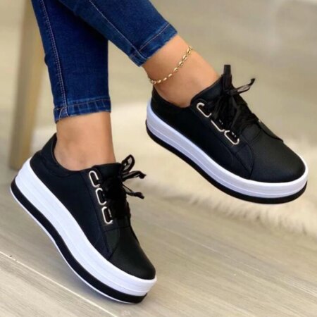 Tennis Female Sneakers Breathable Non-Slip Sports Shoes for Women Round Toe Platform Chaussure Fashion Footwear Mujer Zapatos