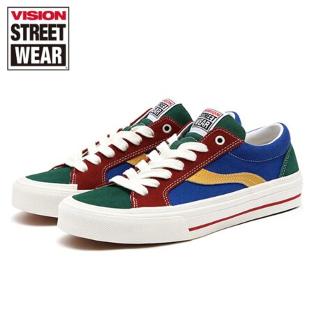 VISION STREET WEAR Shoes Sneakers Women Fashion Sport Skateboarding Shoes Low Top Suede Canvas Shoes Unisex Skate Sneakers