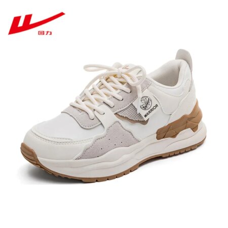 WARRIOR 2023 Women Gump Shoes Fashion Versatile Thick Sole Casual Dad Shoes Splicing Colors Retro Breathable Sports Sneakers