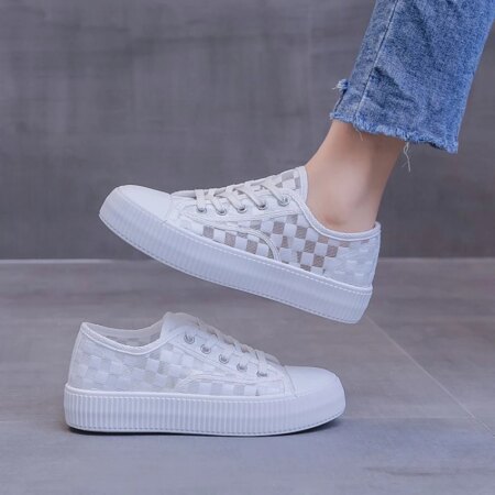 Women Sneakers Platform Casual Breathable Sport Vulcanized Shoes Fashion Tennis Female Footwear Zapatillas Mujer Tenis Feminino