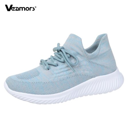 Women Walking Shoes Breathable Sneakers Fashion Sport Casual Non Slip Female Slip-On Lazy Shoes Flat Footwear Soft Comfortable